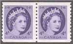 Canada Scott 347 Mint Pair VF